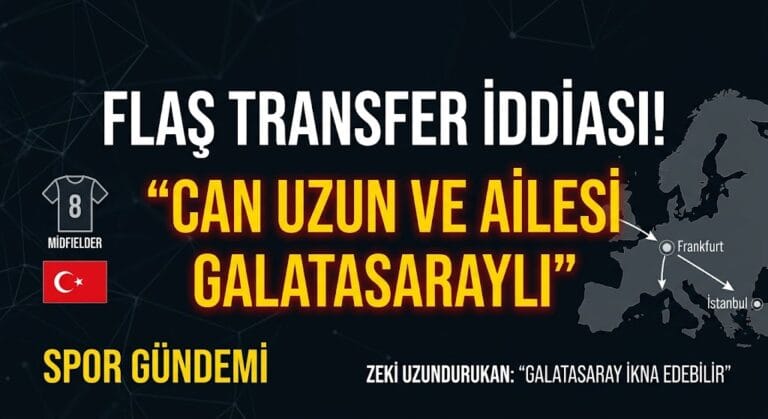 Transfer Gündeminde Flaş İddia: “Can Uzun ve Ailesi Galatasaraylı”