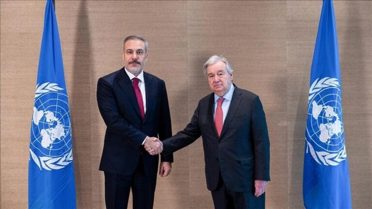 Dışişleri Bakanı Fidan BM Genel Sekreteri Guterres İle Görüştü