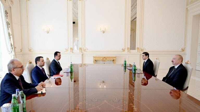 Cumhurbaşkanı Aliyev’ten Adalet Bakanı Gürlek’e kabul