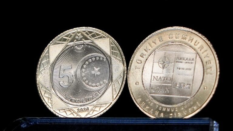 Special 5 Lira Coin Issued to Commemorate NATO Summit