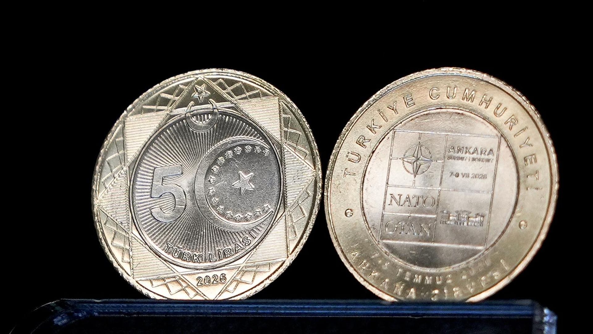 NATO Zirvesi Anısına Özel 5 Lira Basıldı