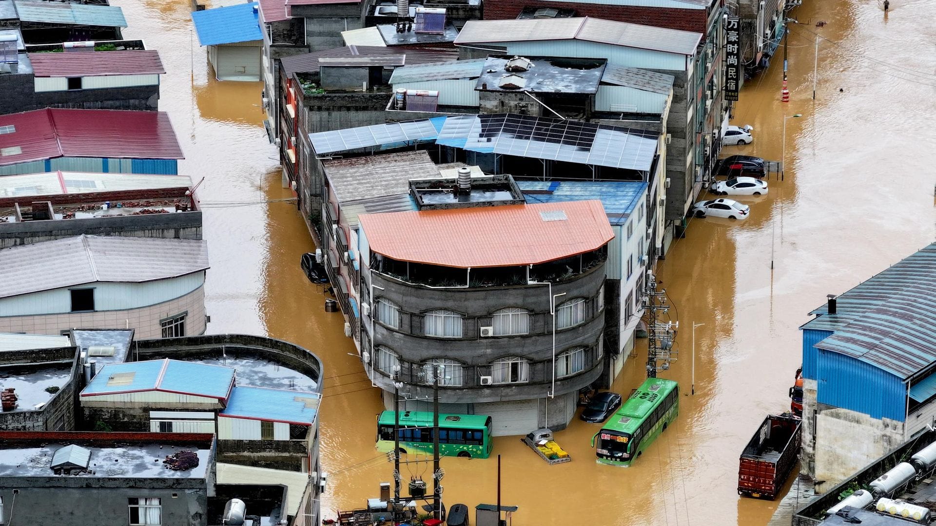 China Braces for Super Typhoon Bavi After Flood Disaster