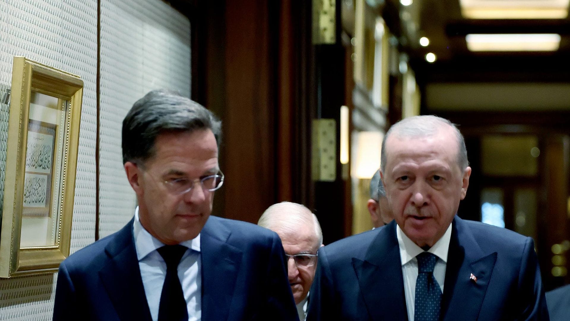 Cumhurbaşkanı Erdoğan, NATO Genel Sekreteri Rutte ile Görüştü