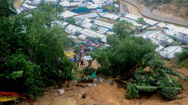 Bangladesh Landslide: 9 Dead in Refugee Camp After Monsoon Rains