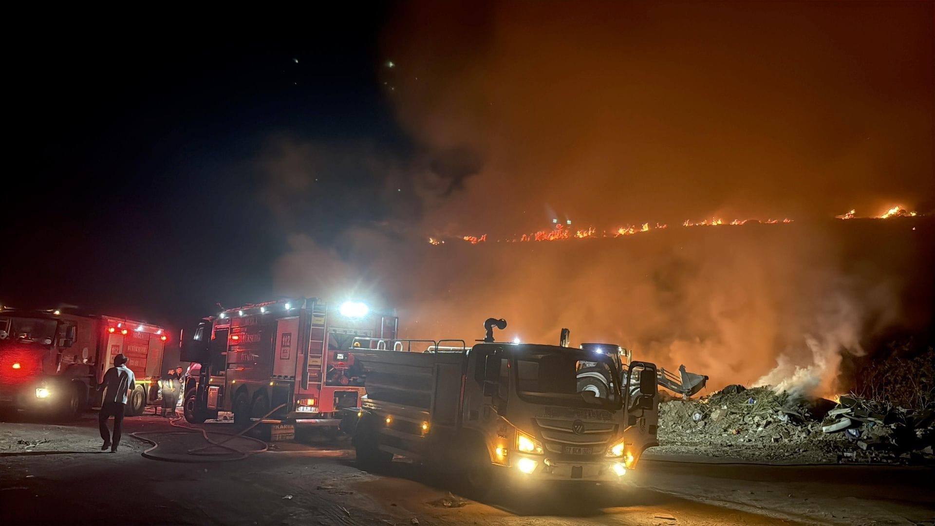 Fire Breaks Out in Bodrum: Firefighters Intervene