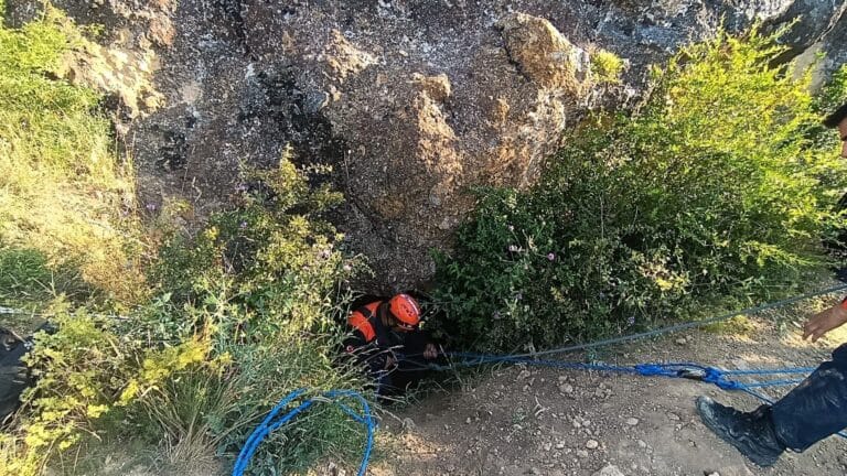 Rescue Operation Underway for Person Trapped in Cave