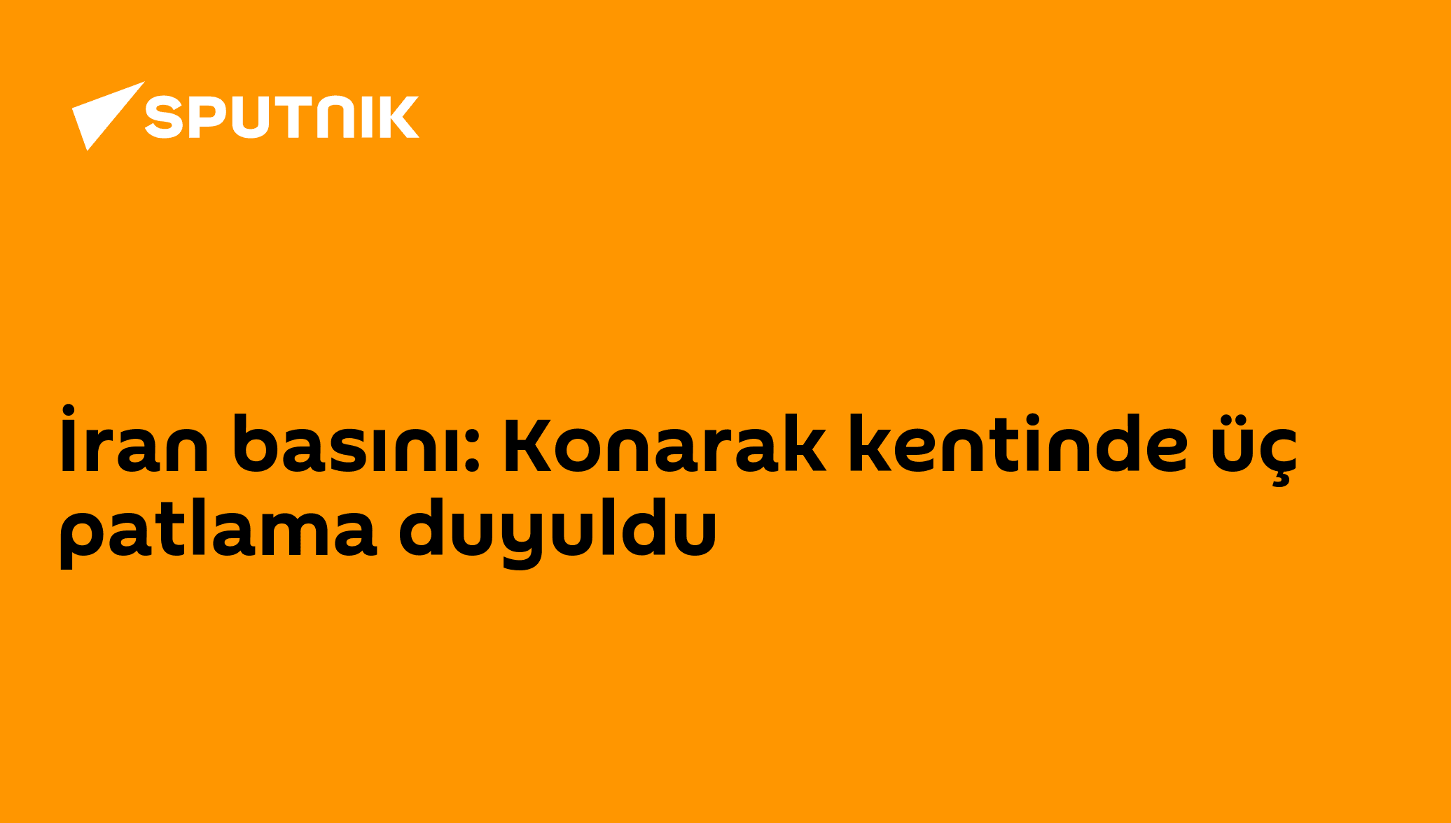 İran’da Ardı Ardına Üç Patlama Duyuldu