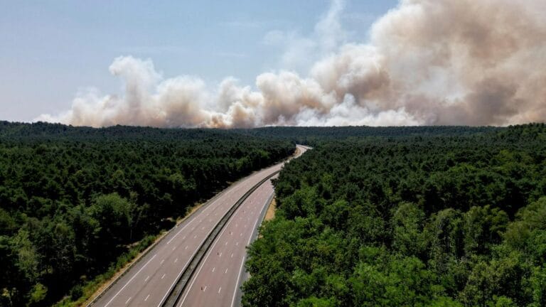 Massive Forest Fire Near Paris: Nearly 900 Homes Evacuated