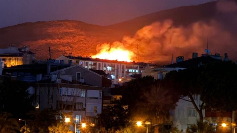 Thunderstorm Caused Fire