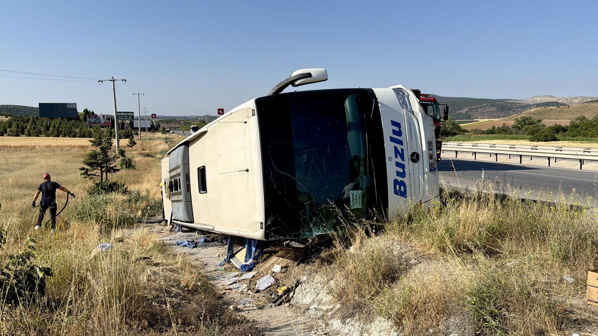 Eskişehir’de Trajedi: Yolcu Otobüsü Şarampole Devrildi
