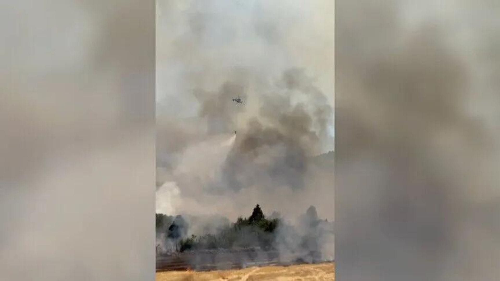 Akseki’de Orman Yangınına Havadan ve Karadan Müdahale