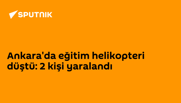 Sincan’da Eğitim Helikopteri Düştü: 2 Yaralı