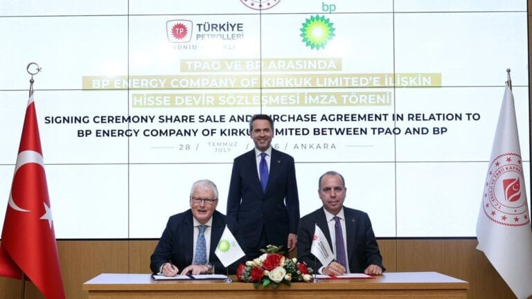 Türkiye, Kerkük Petrol Sahalarında BP ve ConocoPhillips ile Ortaklık Kurdu