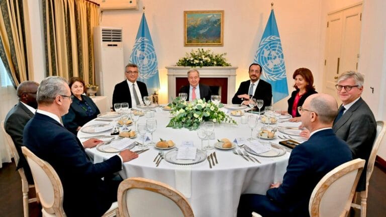 Guterres’in Ev Sahipliğinde Kıbrıs Liderleri Bir Araya Geldi