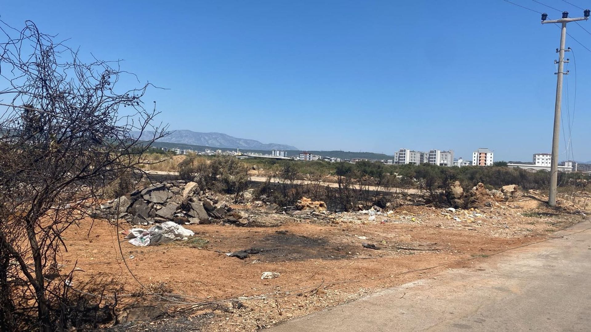 Moloz Dökme Esnasında Yangına Neden Olan Sürücüye Ağır Ceza