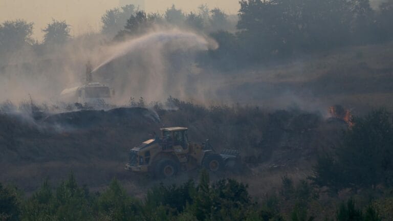 Forest Fire in Çanakkale Brought Under Control