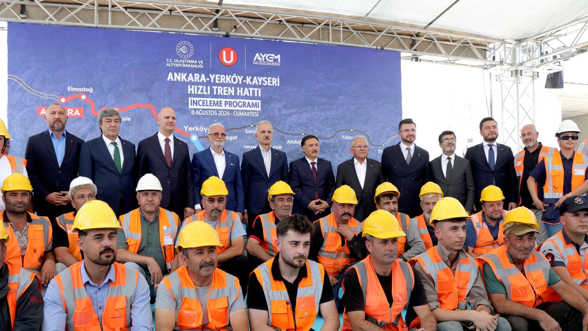 Ankara-Kayseri Arası Seyahat Süresi 1 Saat 45 Dakikaya Düşecek