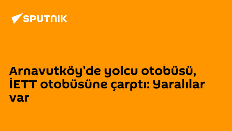 Passenger Bus Collides with IETT Bus in Arnavutköy: Injuries Reported