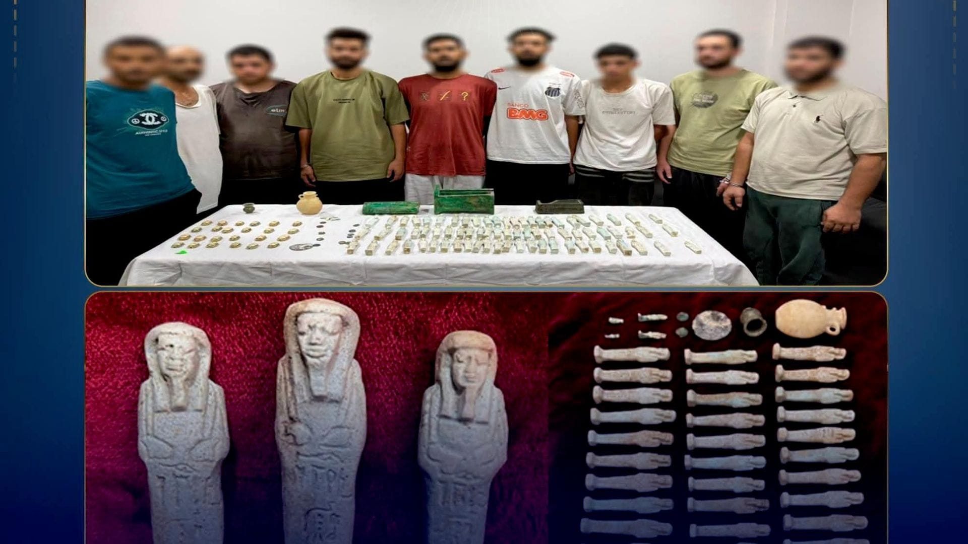 Mısır’da Tarihi Eserler Operasyonu: 118 Parça Ele Geçirildi